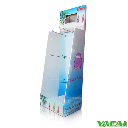 雅彩公司紙貨架（紙展示架）制作流程